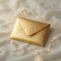Newsletter energie spirituelle enveloppe doree celetsahe
